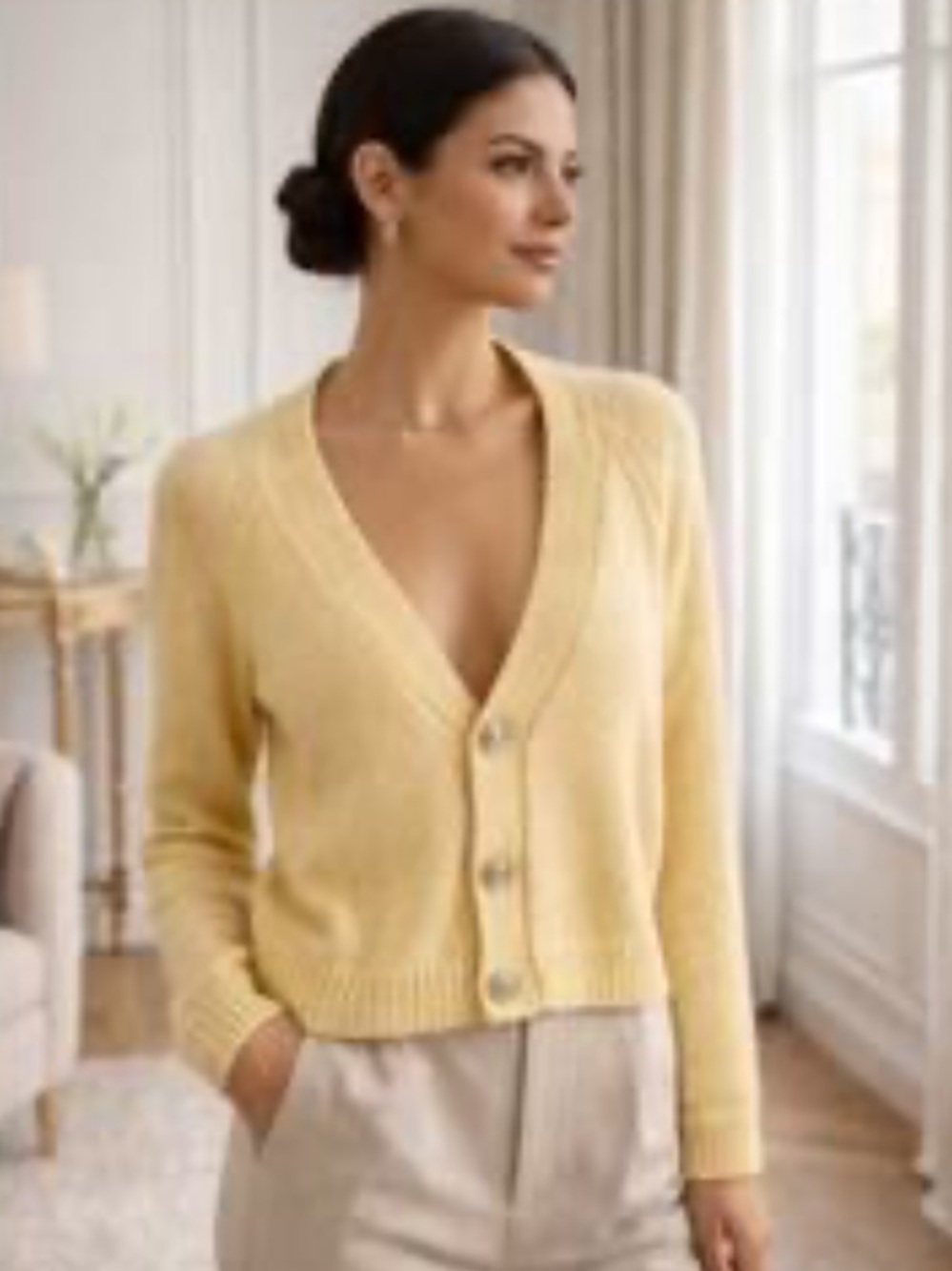 Ba&sh Carila Cashmere Cardigan Size XS